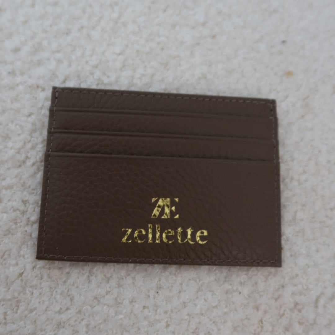 zellette card holder brown