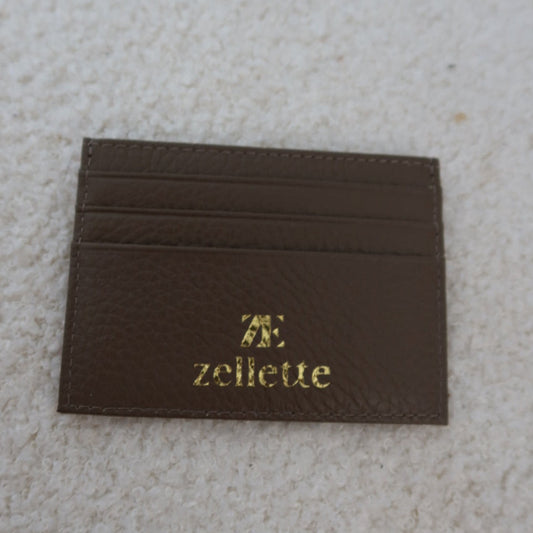 zellette card holder Brown