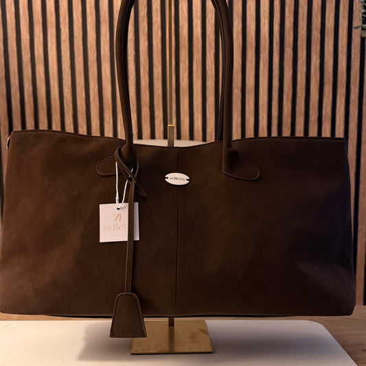 Ovide tote  brown Silver hardware